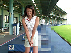Japanese MILF golf date and love love at love hotel