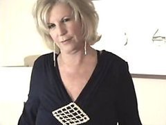 Hot Blonde Granny Gets Fucked and Swallows Thick Jizz - POV Porn Vid