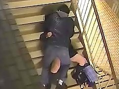 Insatiable teens enjoy some naughty banging in a public place