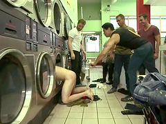 Bad Gay Guys Torture A Nice Straight Boy In The Laundry Place