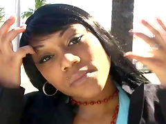 Cute Jayla Foxx Has Interracial Sex Outdoors In A POV Video