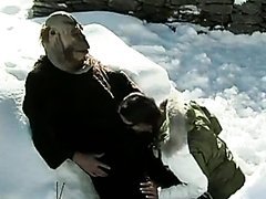 Hardcore Sex In The Snow With The Hot Brunette Sabrina Sweet