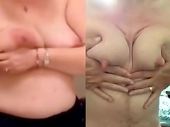 Hardcore compilation video with mature women touching their tits