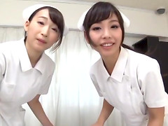 Japanese nurses want to make a fellow's dick stiff