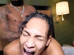 lizzy swallows african motumbo bbc whole fucked by gutta