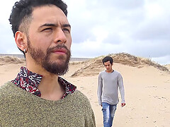 A Hot Latino Stud Gets His Cock Sucked By The Beach