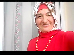 Turkish granny in hijab