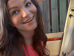 POV video of amateur girlfriend Nina Turk getting fucked good
