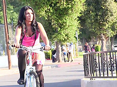 Big assed Ava Alvarez rides a massive shaft as if it's nothing