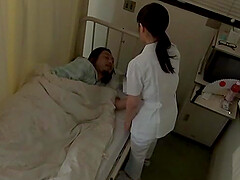 Small tits mature nurse from Japan enjoys riding her patient