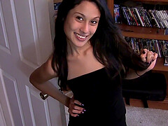 Provocative hottie drops her black dress and gets fucked by a stranger