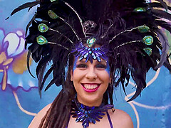 carnaval samba dancer ass fucking in my bang van
