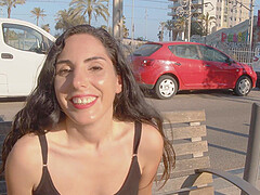 Brunette latina couple with sexy Linda Del Sol