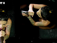 Marley Madden gets her latina holes filled with cum.