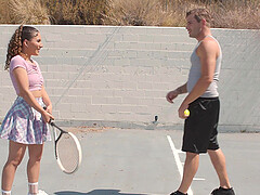 Nathan Bronson and Liv Revamped enjoy a passionate and intense outdoor session.