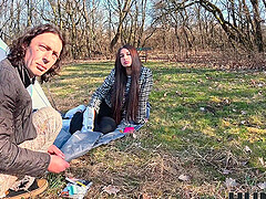 Stanley Johnson and his wife fucked by italian brunette Vanessa Alessia